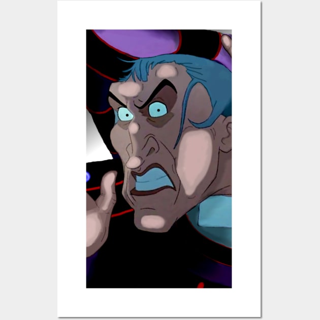 Angry Frollo on Screen Wall Art by Mo-Machine-S2